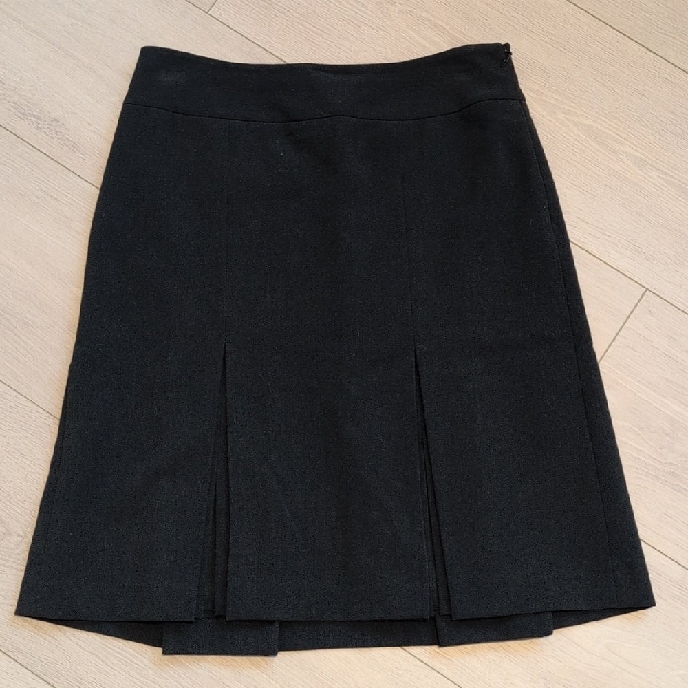 Loft 0P Elegant Black Women's Skirt